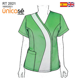 MOLDE CHAQUETA SANITARIA MUJER RT 2021