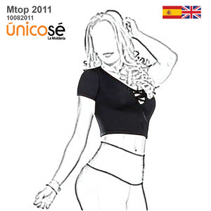 MOLDE TOP AJUSTADO MUJER 2011