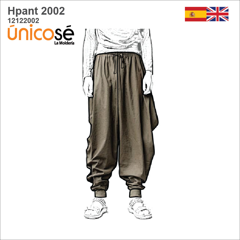 MOLDE PANTALON ARABE HOMBRE 2002