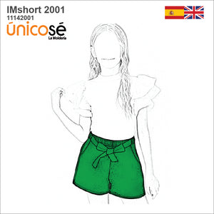 MOLDE SHORT BASICO NIÑA 2001