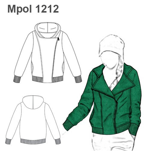 MOLDE POLERON CHAQUETA MUJER 1212