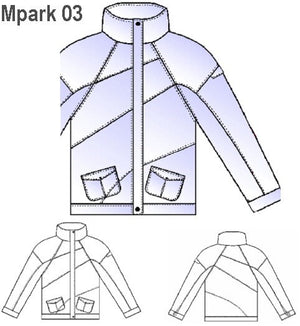 MOLDE PARKA RAGLAND MUJER, 0903