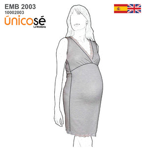 MOLDE CAMISA DORMIR MATERNAL 2003