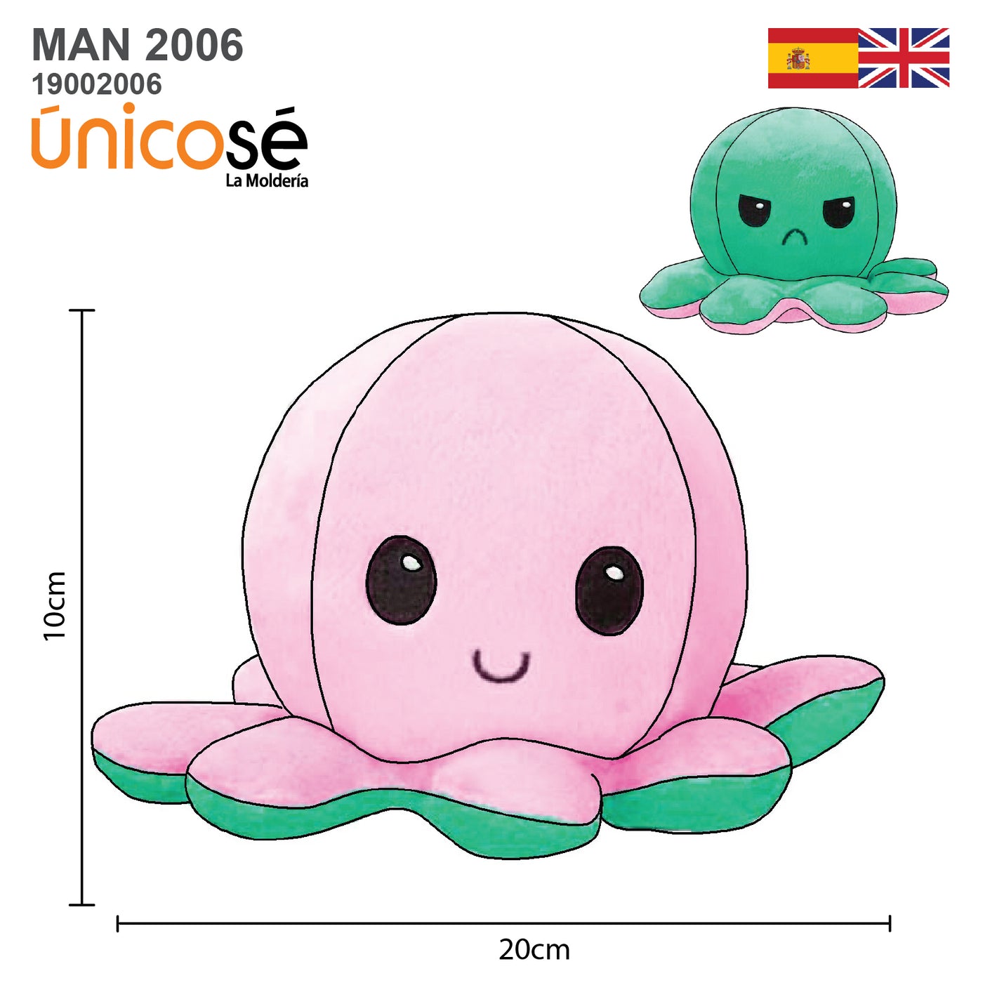 MOLDE MUÑECO REVERSIBLE MAN 2006