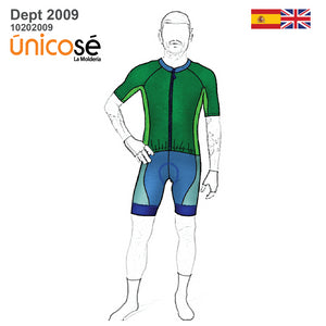 MOLDE DEPORTE SKINSUIT CICLISMO UNISEX 2009