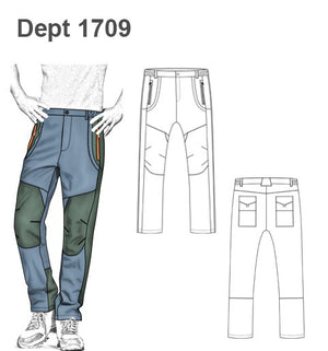 MOLDE DEPORTE PANTALON TREKKING 1709