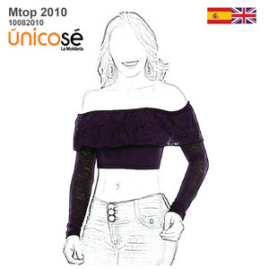 MOLDE TOP AJUSTADO MUJER 2010