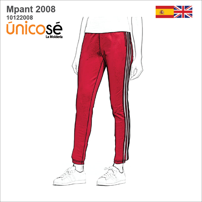 MOLDE PANTALON JOGGER MUJER 2008