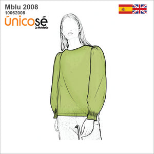 MOLDE BLUSA CERRADA MUJER 2008