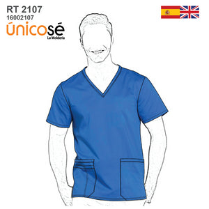 MOLDE CAMISA SANITARIA HOMBRE RT 2107