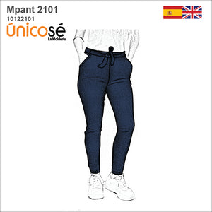 MOLDE PANTALON BASICO MUJER 2101
