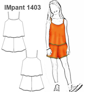 MOLDE PANTALON ENTERITO NIÑA 1403