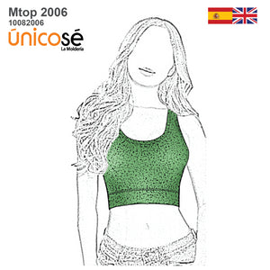 MOLDE TOP AJUSTADO MUJER 2006