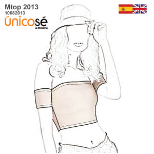 MOLDE TOP AJUSTADO MUJER 2013