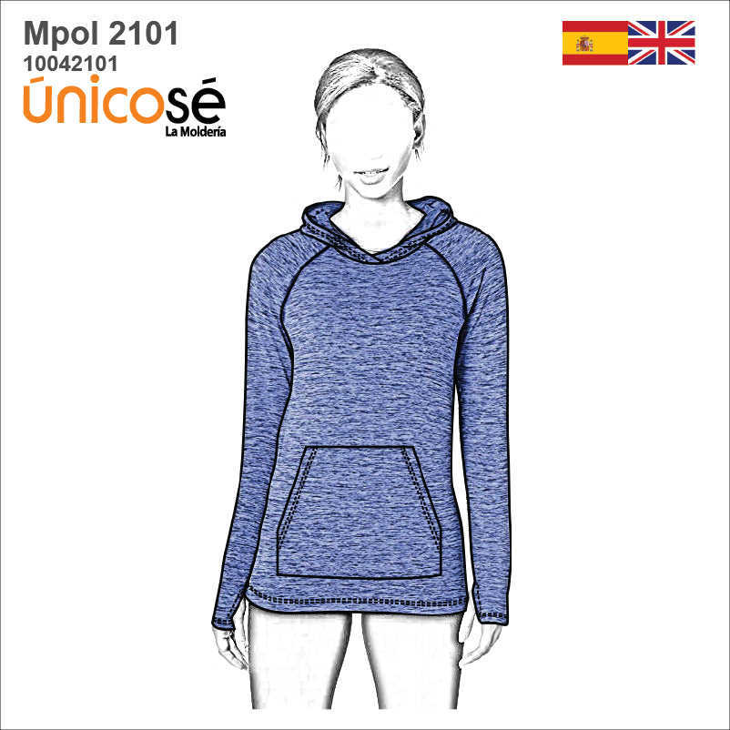 MOLDE POLERON BASICO MUJER 2101