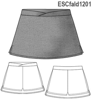 MOLDE FALDA SHORT ESCOLAR 1201