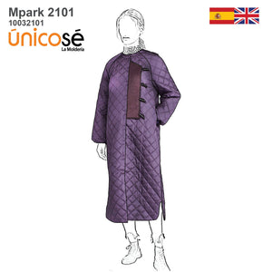 MOLDE PARKA LARGA MUJER 2101