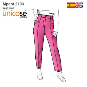 MOLDE PANTALON CLASICO MUJER 2103