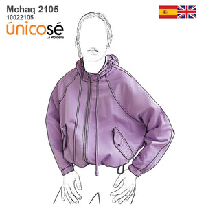 MOLDE CHAQUETA RAGLAN MUJER 2105