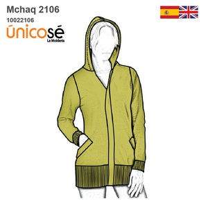 MOLDE CHAQUETA POLAR MUJER 2106