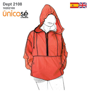 MOLDE DEPORTE CORTAVIENTO OVERSIZE 2108