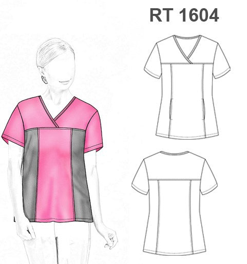 MOLDE BLUSA DE TRABAJO RT 1604