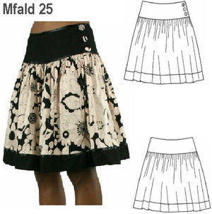 MOLDE FALDA CON REBECA MUJER 0925