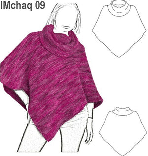 MOLDE CHAQUETA PONCHO NIÑA 0909