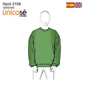 MOLDE POLERON OVERSIZE HOMBRE 2106