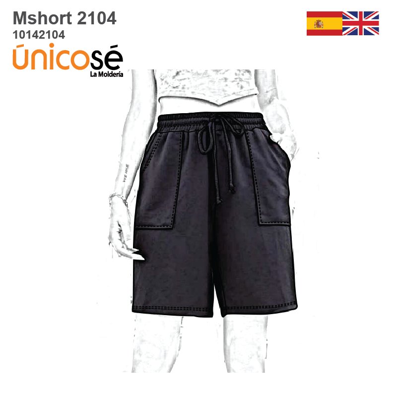 MOLDE SHORT OVERSIZE MUJER 2104