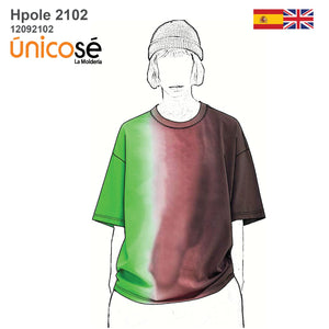 MOLDE POLERA BASICA OVERSIZE Hpole 2102