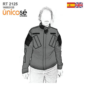 MOLDE CHAQUETA GUARDIA MUJER RT 2125