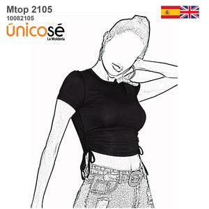 MOLDE TOP RECOGIDO MUJER 2105