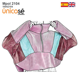 MOLDE POLERON OVERSIZE MUJER 2104