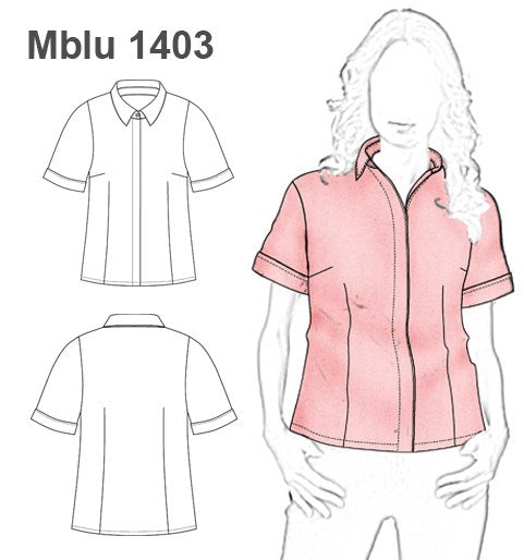 MOLDE BLUSA CAMISA MUJER 1403