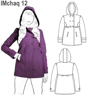 MOLDE CHAQUETA CORTE BUSTO NIÑA 0912