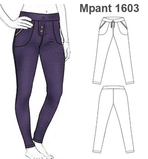 MOLDE PANTALON CALZA MUJER 1603