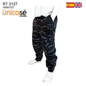 MOLDE PANTALON CARGO HOMBRE RT 2127