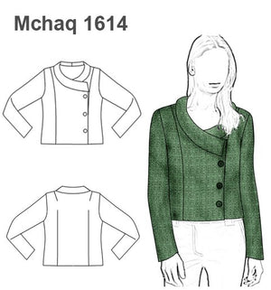 MOLDE CHAQUETA CRUZADA MUJER 1614