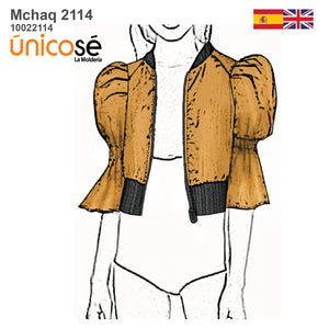 MOLDE CHAQUETA BOMBER MUJER 2114