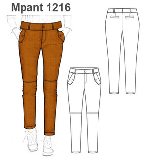 MOLDE PANTALON AL TOBILLO MUJER 1216