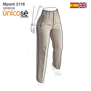 MOLDE PANTALON TORERO MUJER 2116