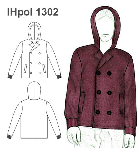 MOLDE POLERON  BOTONES NIÑO 1302