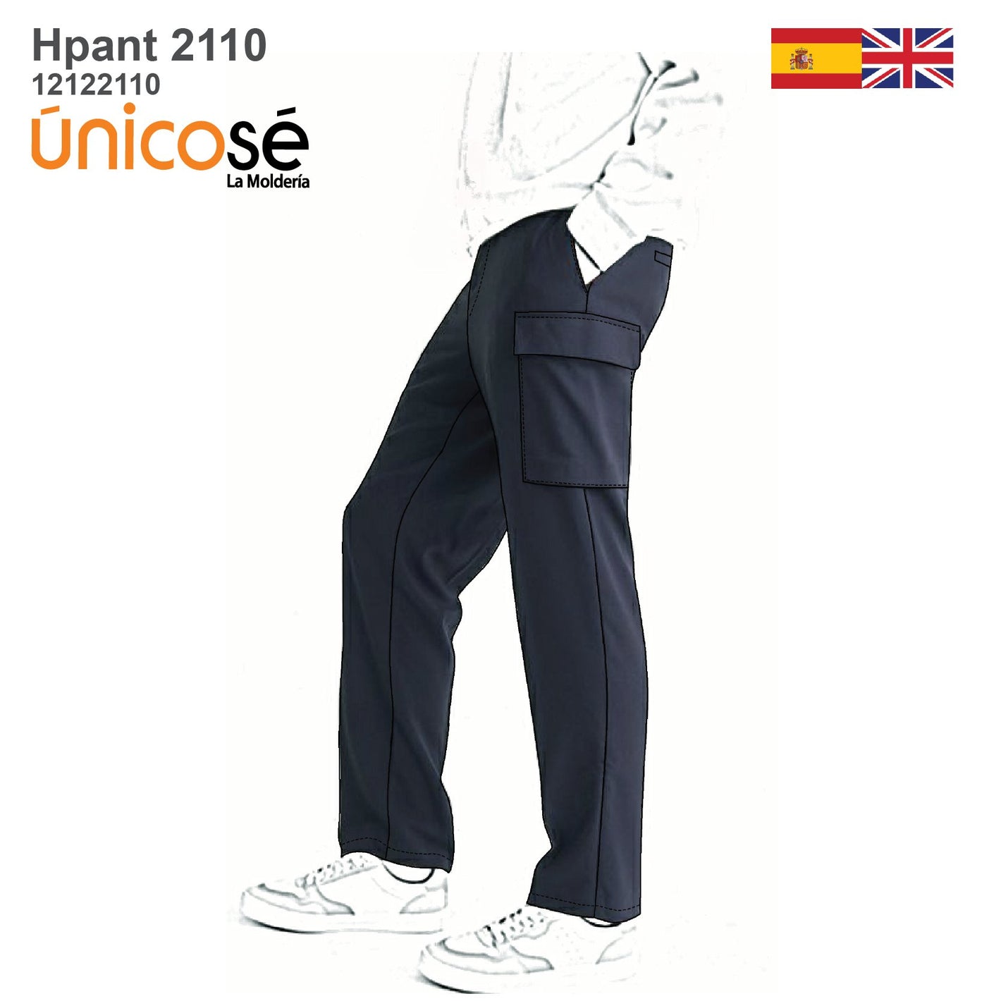 MOLDE PANTALON JOGGER HOMBRE 2110