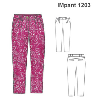 MOLDE PANTALON CLASICO NIÑA 1203