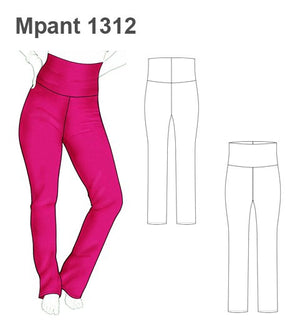 MOLDE PANTALON CALZA MUJER 1312