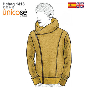 MOLDE CHAQUETA POLAR HOMBRE 1413