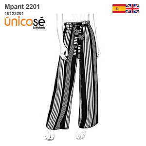 MOLDE PANTALON BASICO MUJER 2201