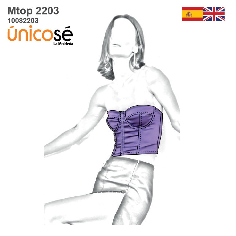 MOLDE TOP CORSET MUJER 2203