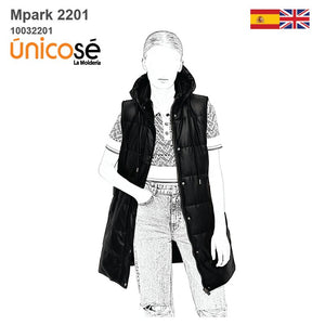 MOLDE PARKA CHALECO MUJER 2201